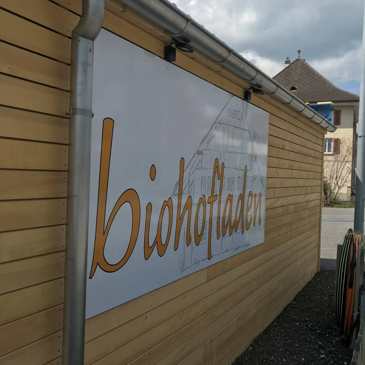 Werbetafel_Biohofladen Werbetafel_Biohofladen
