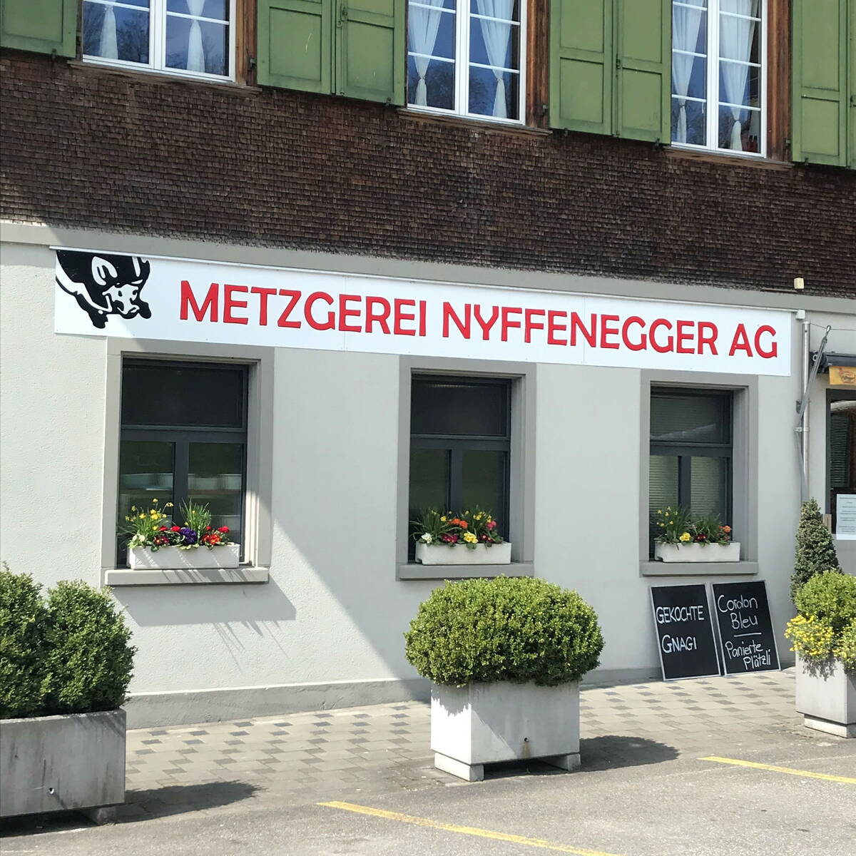 Werbetafel_Metzgerei_Nyffenegger